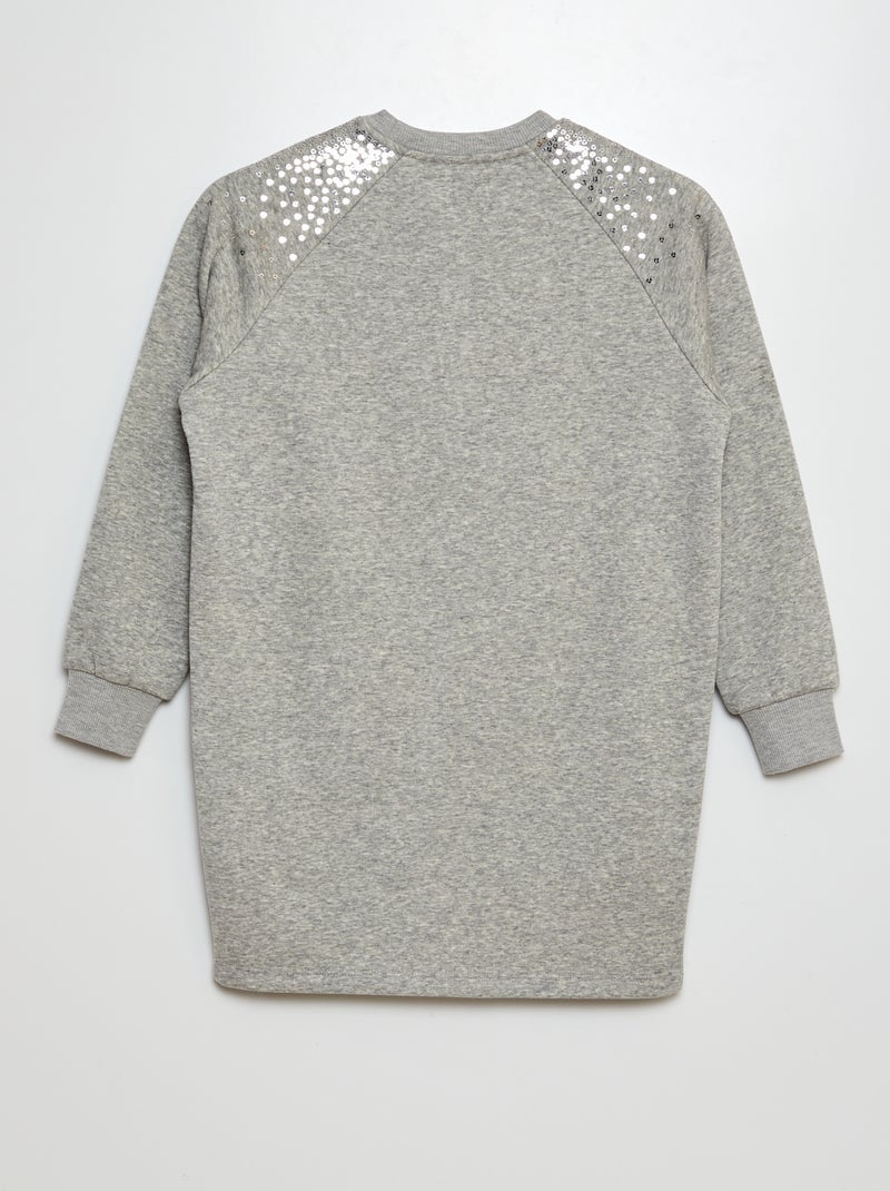 Robe sweat Gris - Kiabi