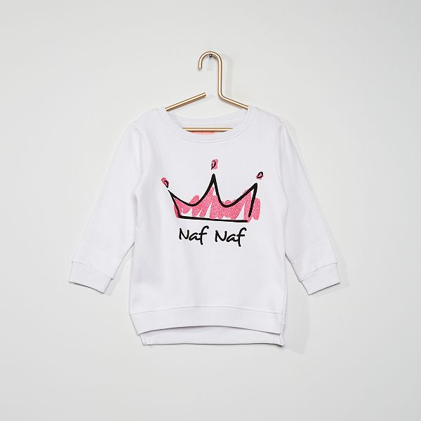 Robe Sweat Naf Naf Fille 3 12 Ans Blanc Kiabi 10 80