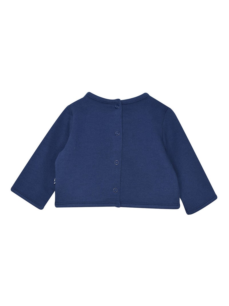 ROBE SWEAT NEVRA MAILLE BEBE Bleu - Kiabi
