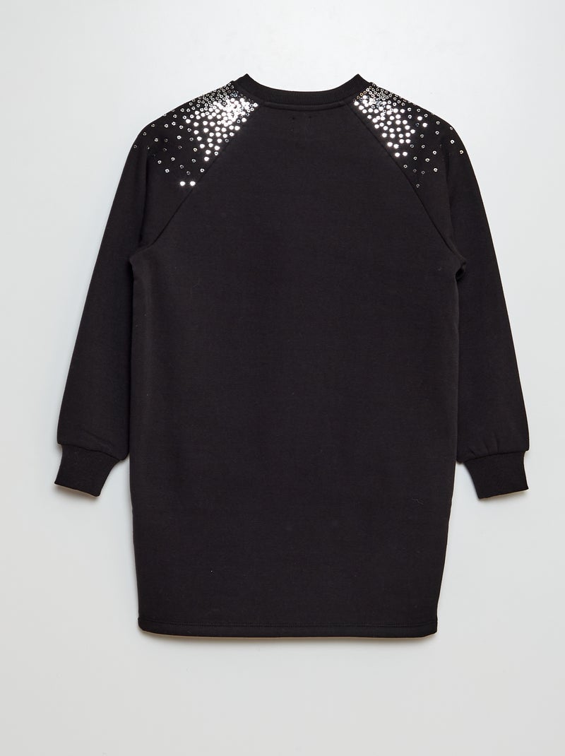 Robe sweat Noir - Kiabi