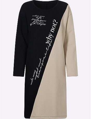 Robe Sweat Qualité Coton Doux Sur La Peau - Taille Standard - Helline