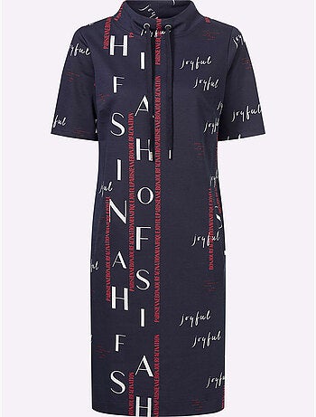 Robe Sweat Ravissant Tissu Imprimé - Taille Standard - helline