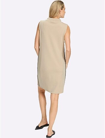 Robe sweat rayures contrastées - taille standard - helline