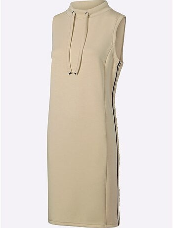 Robe sweat rayures contrastées - taille standard - helline