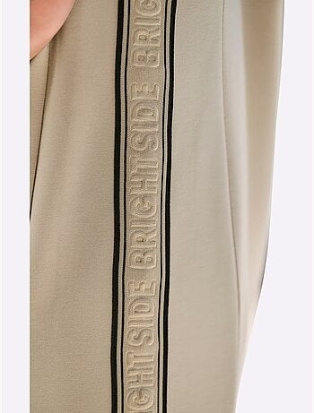 Robe sweat rayures contrastées - taille standard - helline