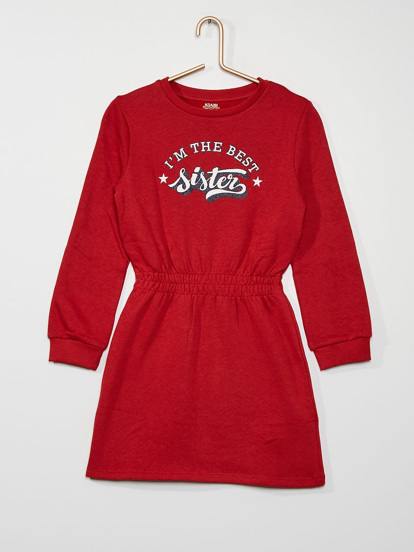 Robe sweat online rouge