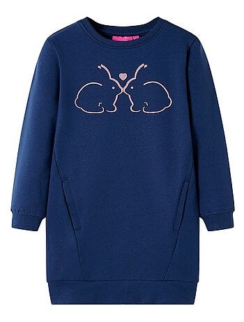 Robe Sweat-shirt Pour Enfants Coton - VidaXL