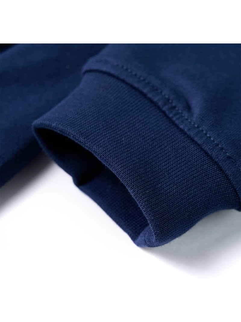 Robe Sweat-shirt Pour Enfants Coton - VidaXL Bleu - Kiabi