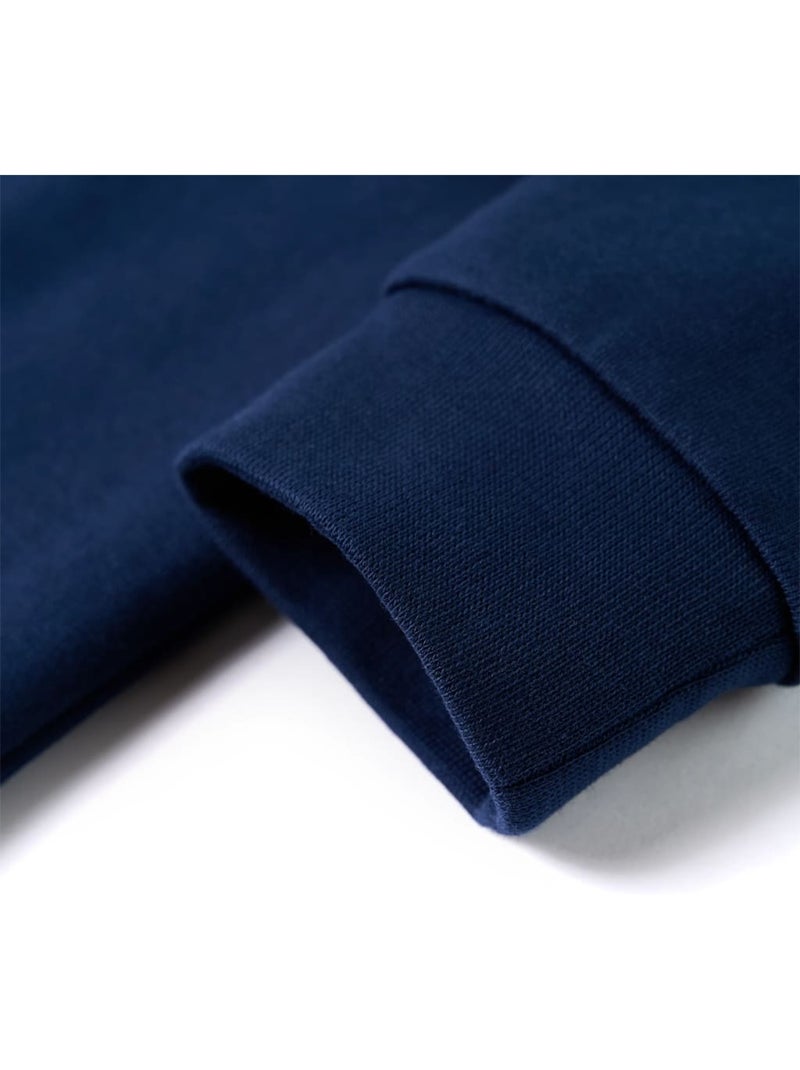 Robe Sweat-shirt Pour Enfants Coton - VidaXL Bleu - Kiabi