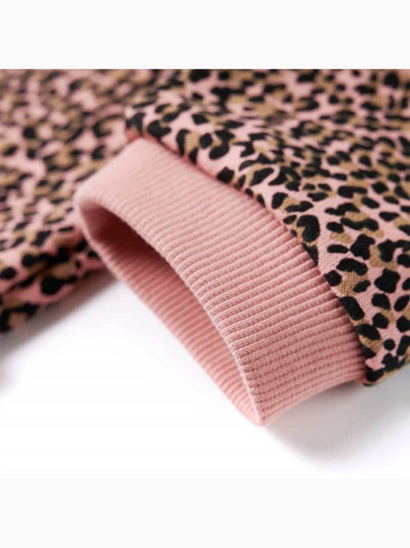 Robe Sweat-shirt Pour Enfants Coton - VidaXL Rose - Kiabi