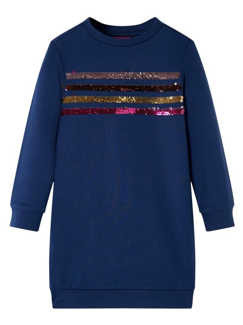 robe sweat-shirt pour enfants vidaXL Bleu - Kiabi