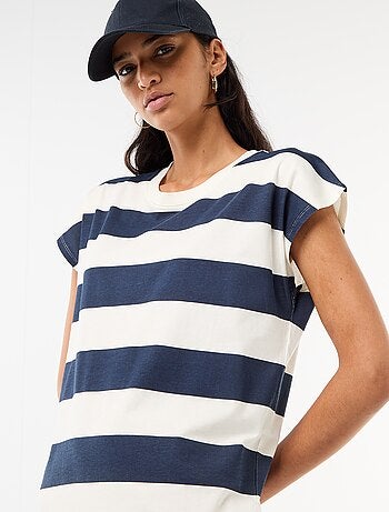 Robe t-shirt à manches courtes