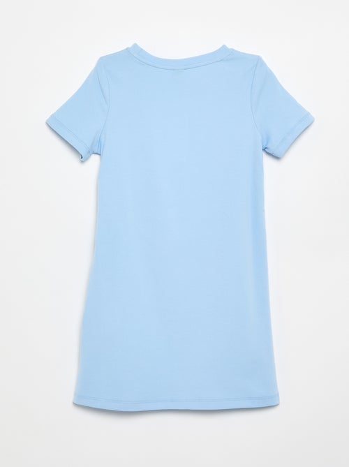 Robe T-shirt avec nœud sur le côté - Kiabi