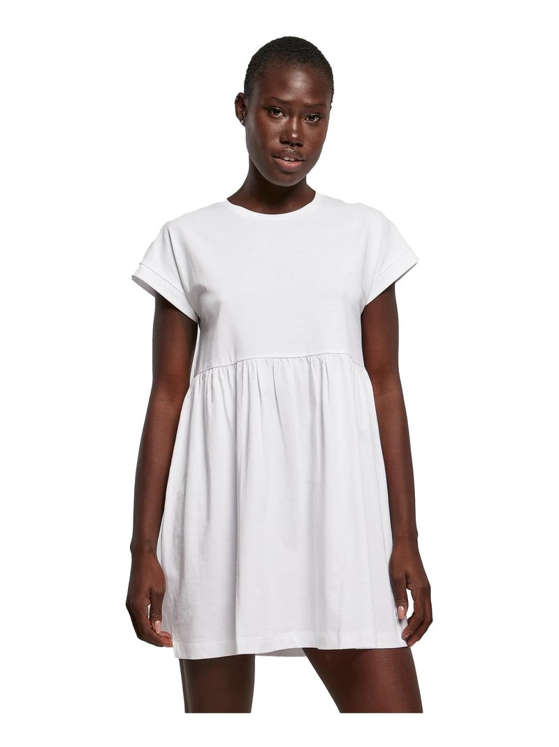 Robe t-shirt empire valance - urban classics Blanc - Kiabi