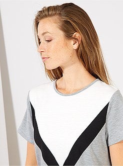 Robe t-shirt esprit sweat - Kiabi