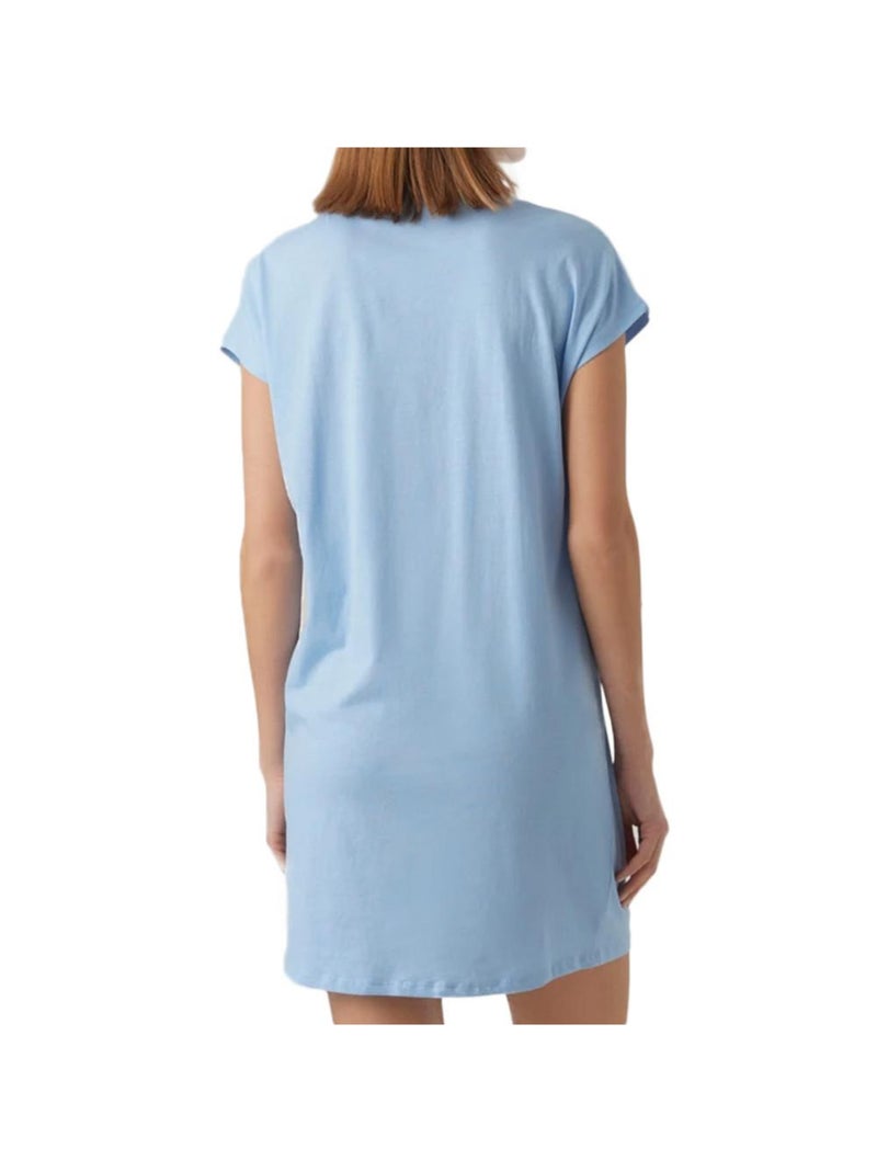 Robe T-Shirt Femme Vero Moda Bleu - Kiabi