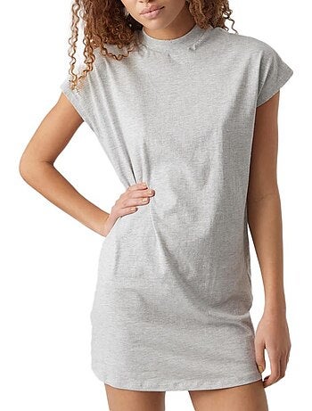 Robe T-Shirt Grise Femme Vero Moda Turtle