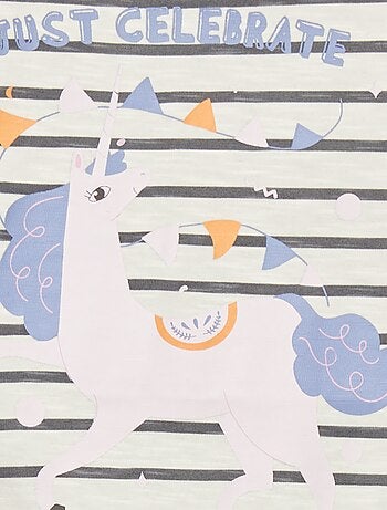 Robe t-shirt 'licorne'