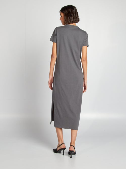 Robe t-shirt longue - Kiabi