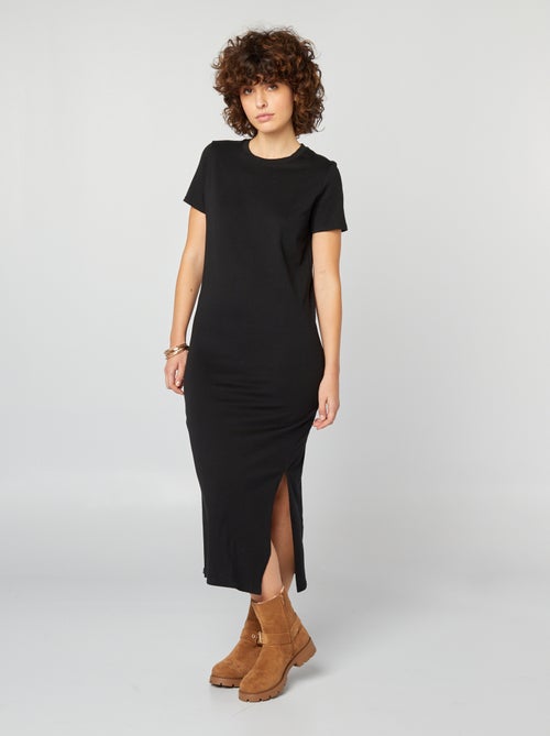 Robe t-shirt longue - Kiabi