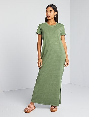 Robe D'été Bleu Turquoise 100% Coton Kiabi - Taille 40 - Occasion En Excellent état