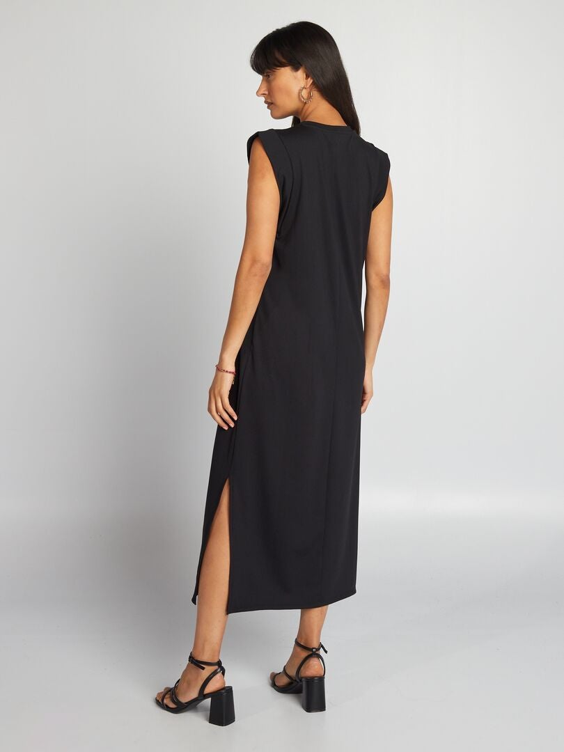 Robe tshirt midi noir Kiabi 12.00€