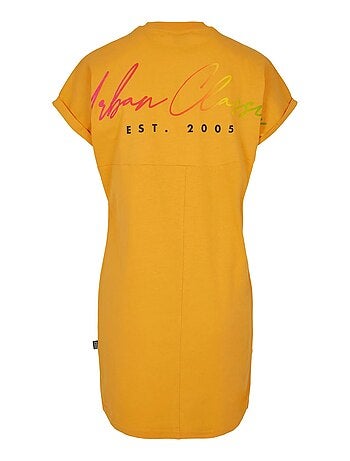 Robe t-shirt motif/style arc-en-ciel - urban classics