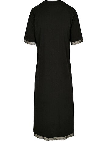 Robe t-shirt motif/style lacets - urban classics