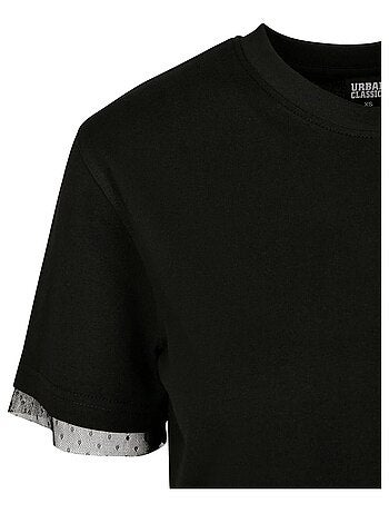 Robe t-shirt motif/style lacets - urban classics