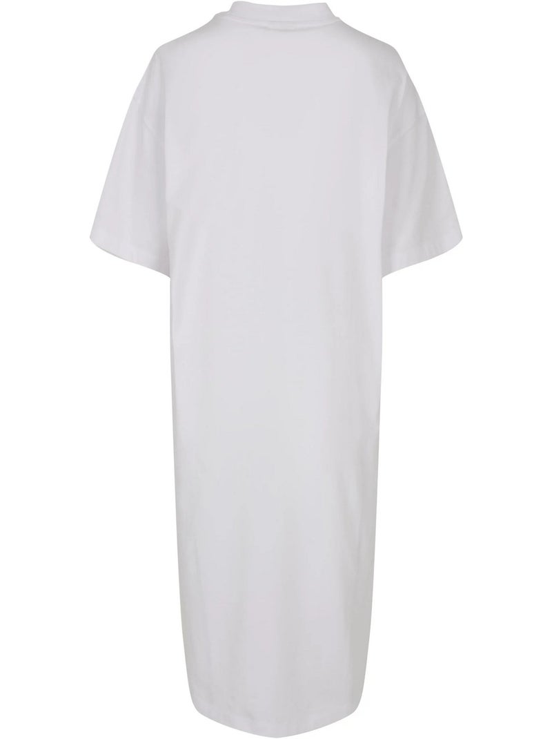 Robe t-shirt motif/style long - urban classics Blanc - Kiabi
