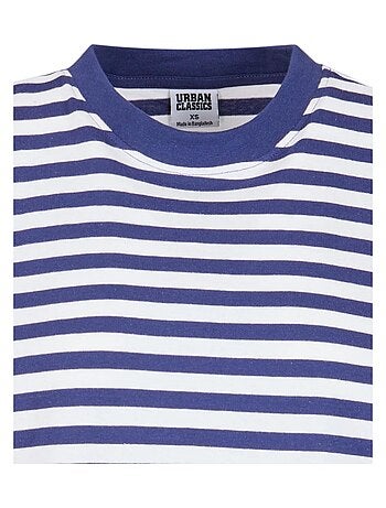 Robe t-shirt motif/style rayé - urban classics