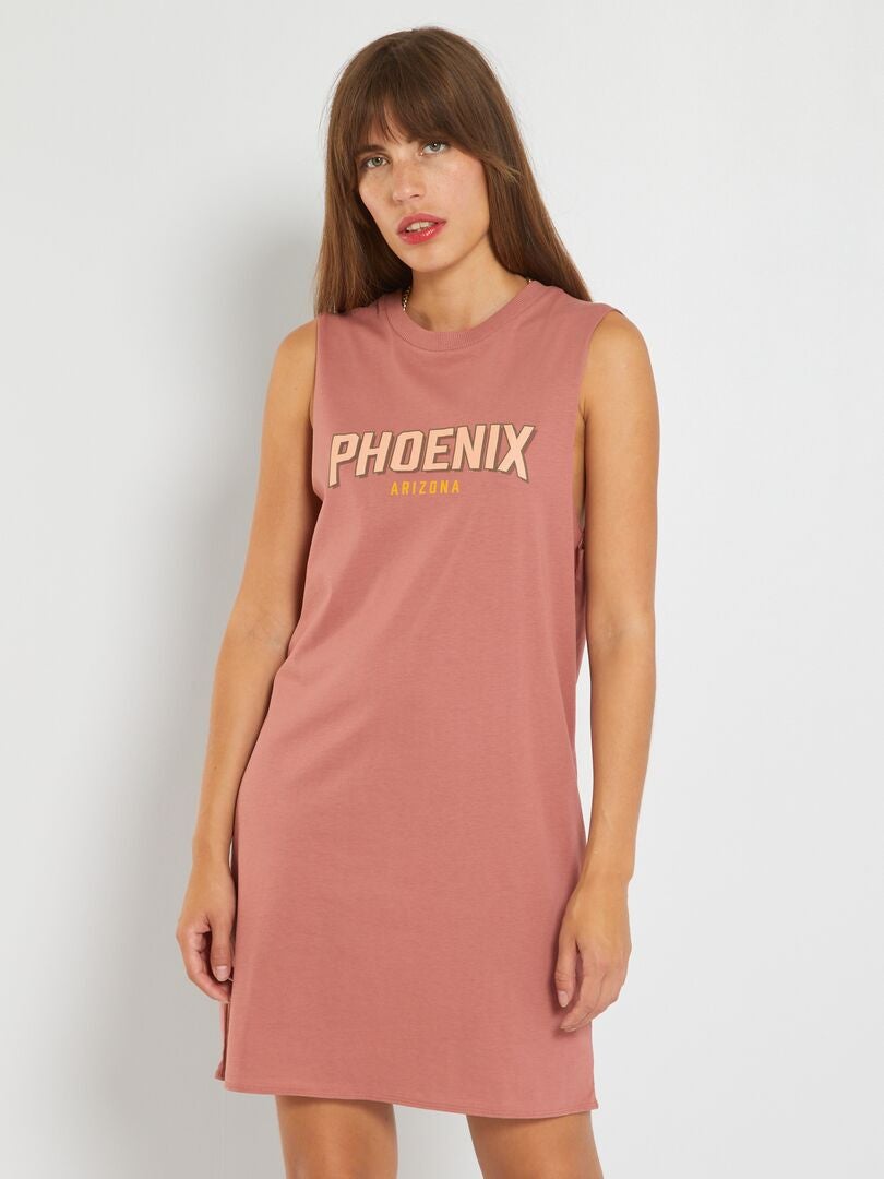 Robe t-shirt 'Phoenix Arizona' Rose - Kiabi