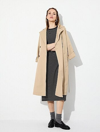 Robe t-shirt rayée MO Fashion