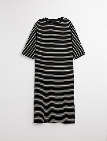 Robe t-shirt rayée MO Fashion