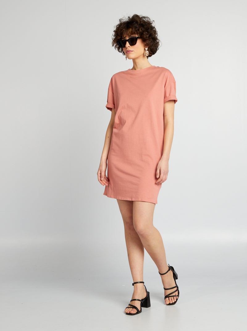 Robe t-shirt Rose - Kiabi