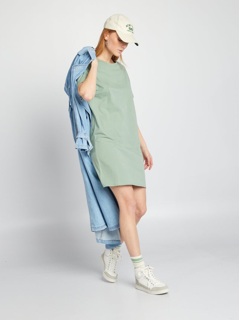 Robe t-shirt Vert - Kiabi