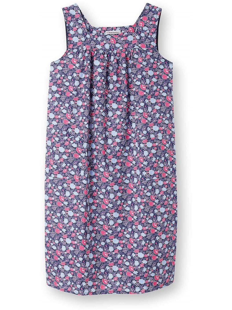 Robe-tablier forme housse - DAXON Bleu Rose - Kiabi