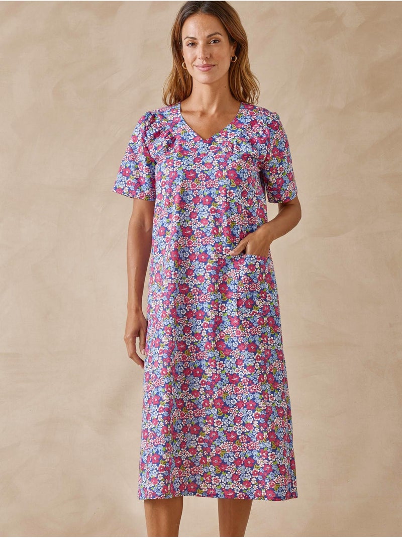 Robe-tablier manches courtes - DAXON Multicolore - Kiabi