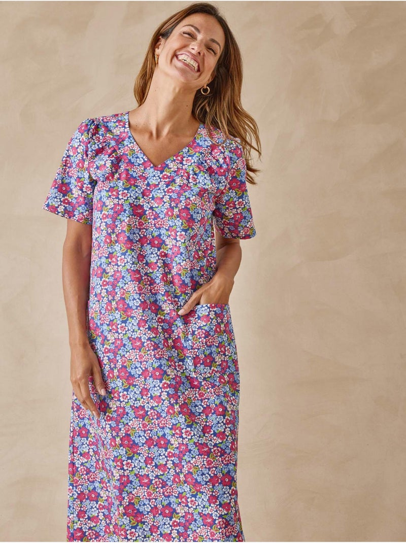 Robe-tablier manches courtes - DAXON Multicolore - Kiabi