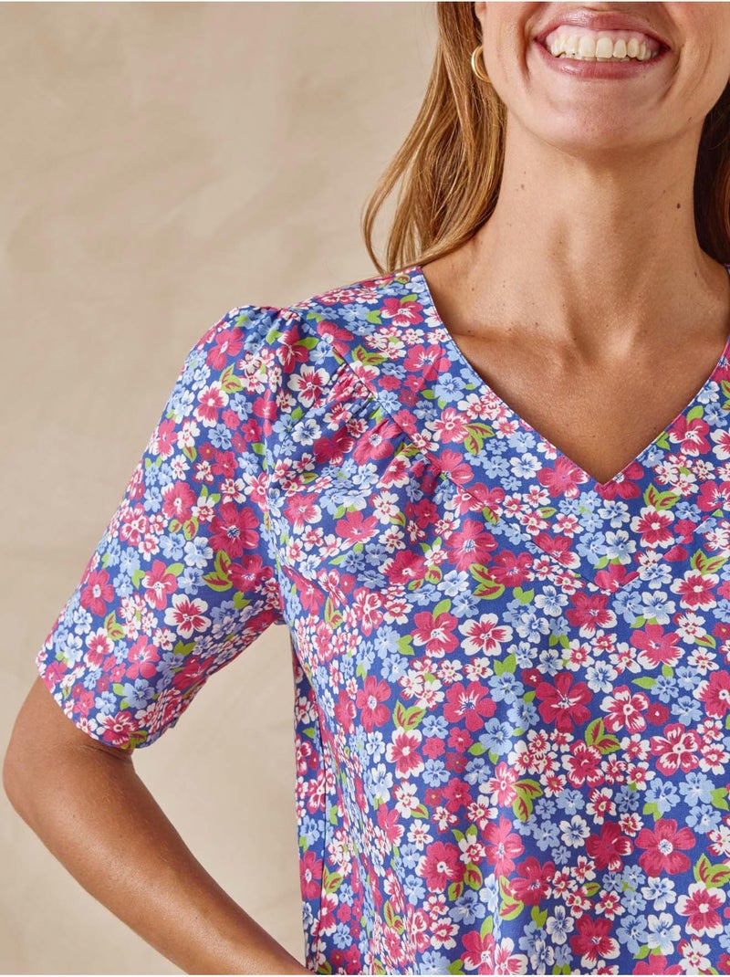 Robe-tablier manches courtes - DAXON Multicolore - Kiabi