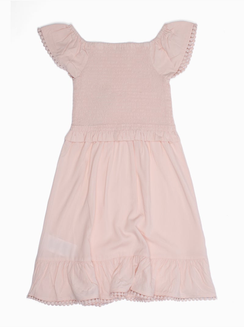 Robe taille élastique - Guess kids Orange - Kiabi