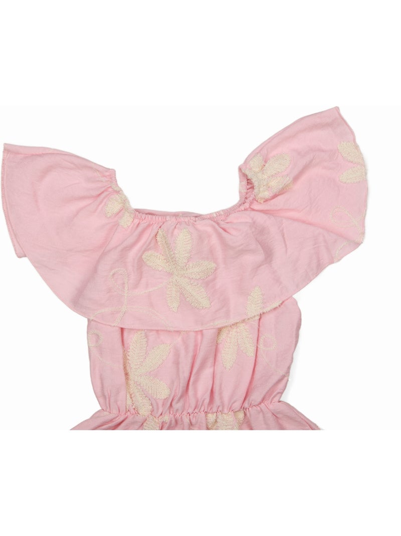 Robe taille élastique - Kids Star Rose - Kiabi