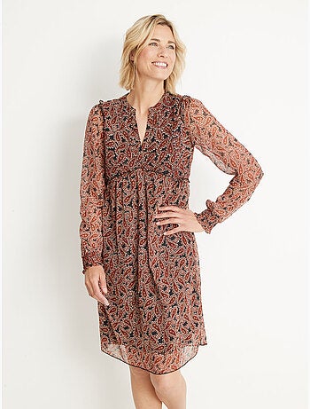 Robe taille haute en voile - DAXON