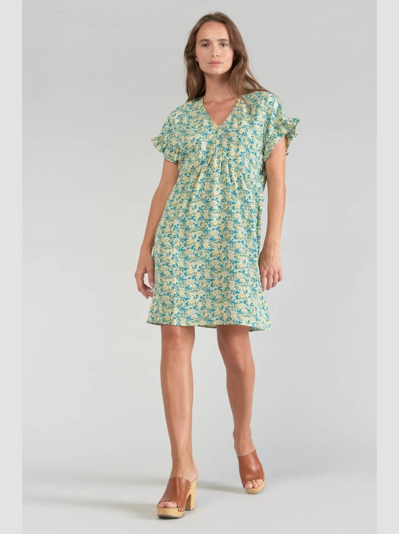 Robe TATE droite 'Le Temps Des Cerises' Bleu - Kiabi