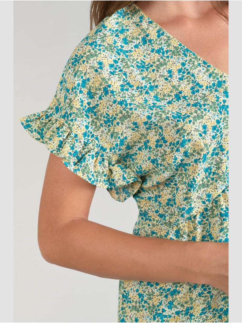 Robe TATE droite 'Le Temps Des Cerises' Bleu - Kiabi