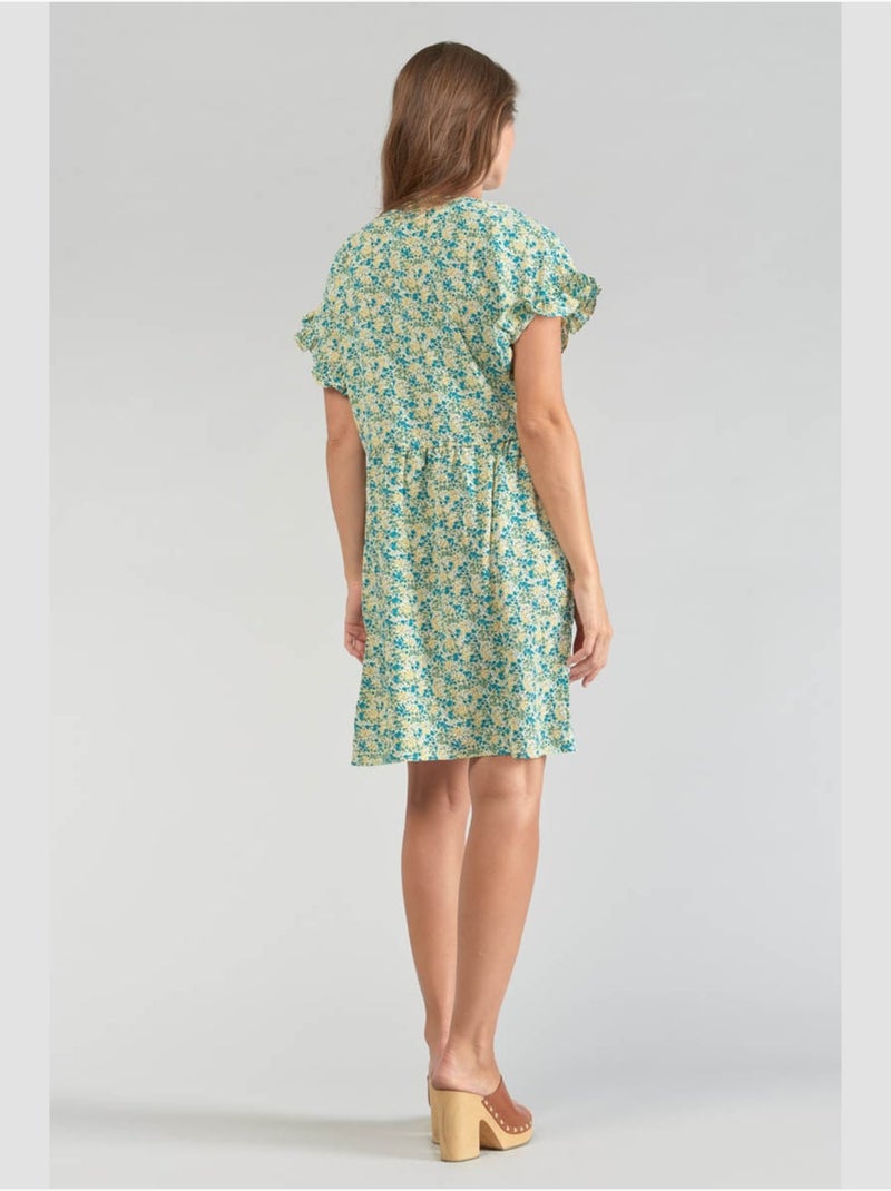 Robe TATE droite 'Le Temps Des Cerises' Bleu - Kiabi