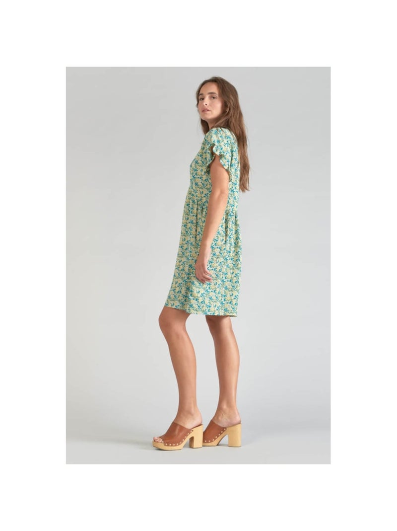 Robe TATE droite 'Le Temps Des Cerises' Bleu - Kiabi