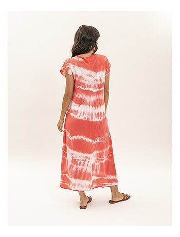 Robe tee-shirt longue motifs IBOLIA