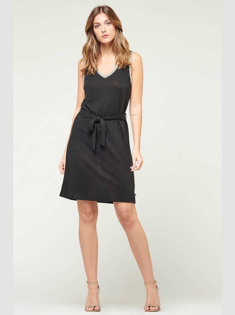 Robe TELLY evasée, patineuse 'Le Temps Des Cerises' Noir - Kiabi