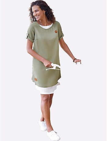 Robe tissée coupe affinante - taille standard - witt